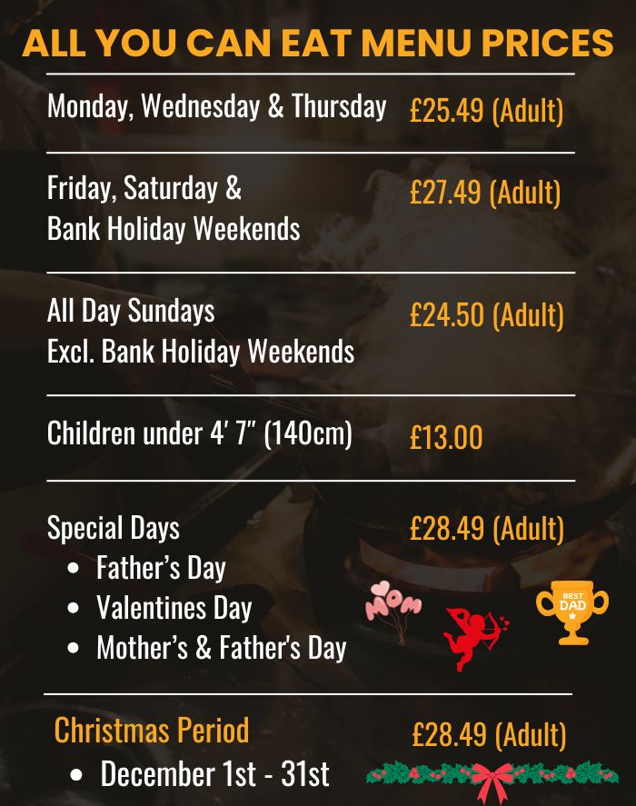 Chef Canton Buffet Menu Price August 2025